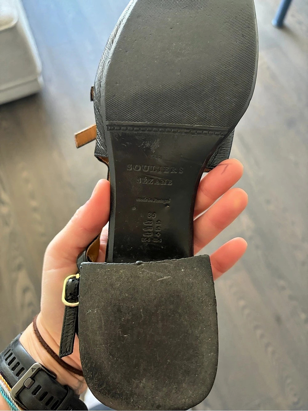 Sezane Mary Jane Heels in Black